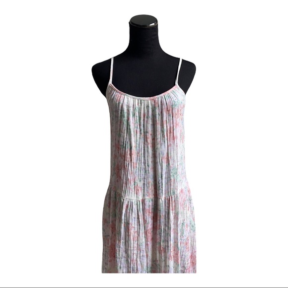 H&M Dresses Hm Tank Floral Midi Dress Poshmark